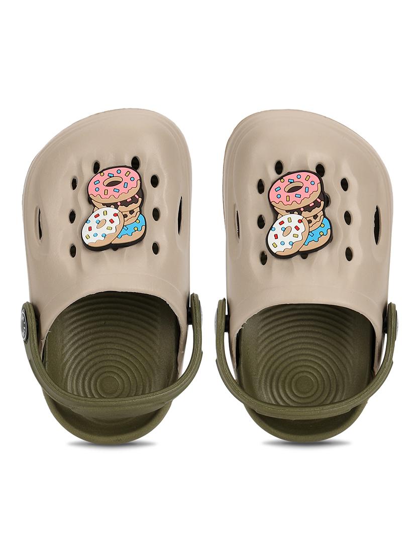 kids beige solid clog - 21904876 - Standard Image - 4