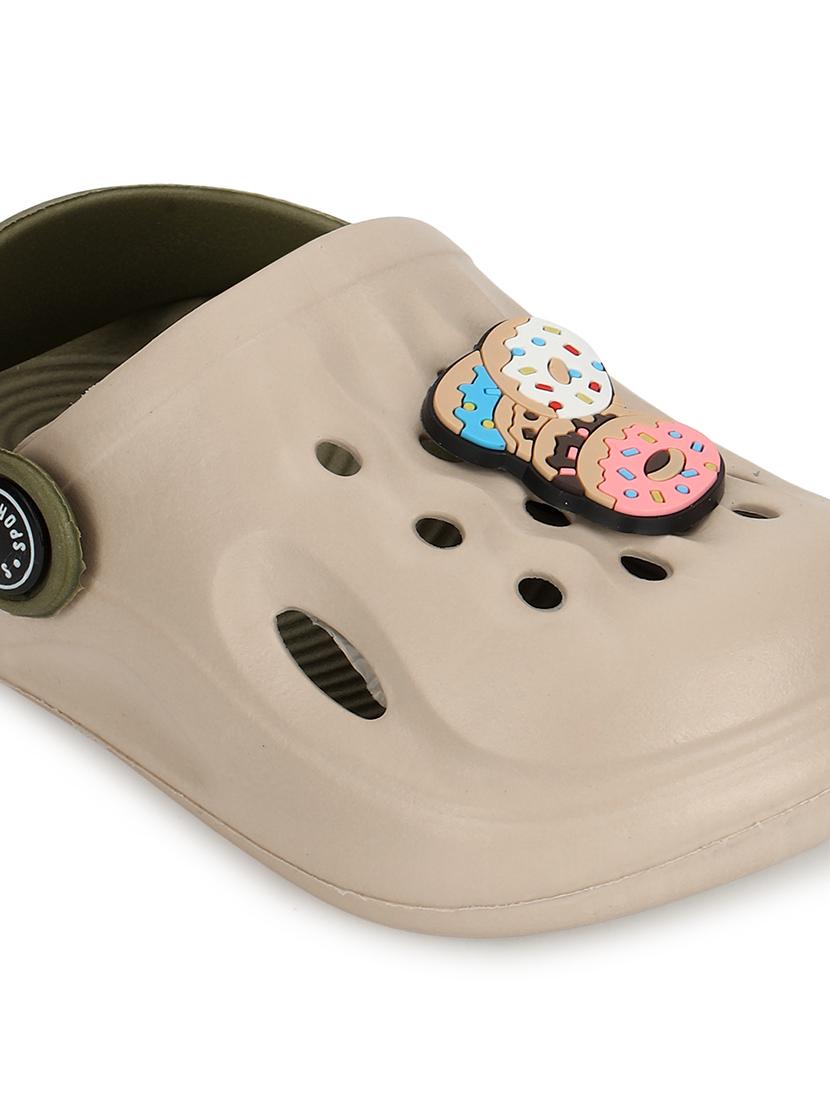 kids beige solid clog - 21904876 - Standard Image - 6