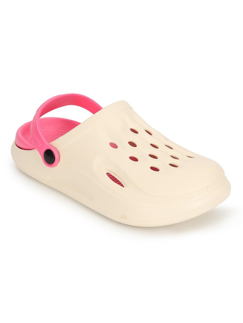 kids beige solid clog - 21904879 -  Standard Image - 1