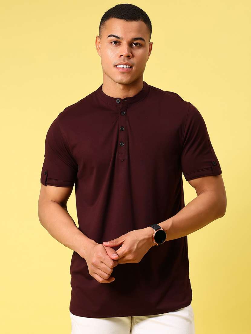 men solid short sleeve regular fit t-shirt - 21904934 -  Standard Image - 1