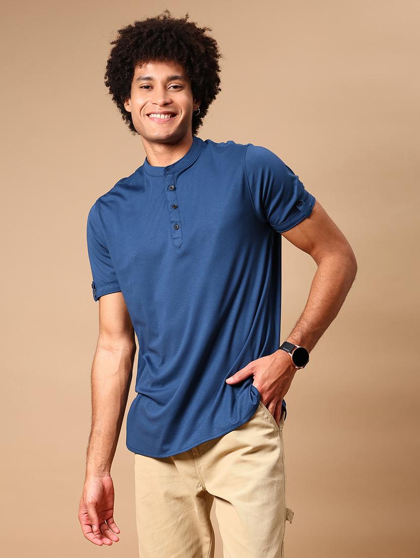 men solid short sleeve regular fit t-shirt - 21904935 -  Standard Image - 1