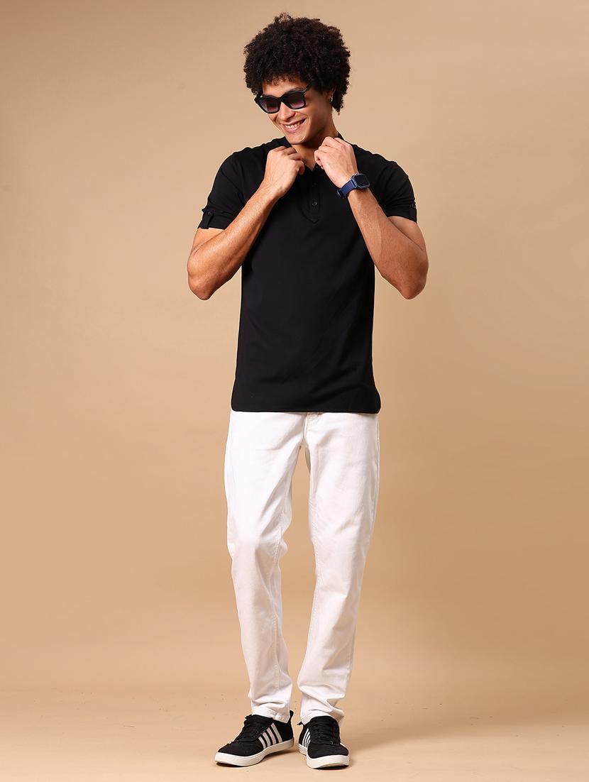 men solid short sleeve regular fit t-shirt - 21905000 - Standard Image - 4
