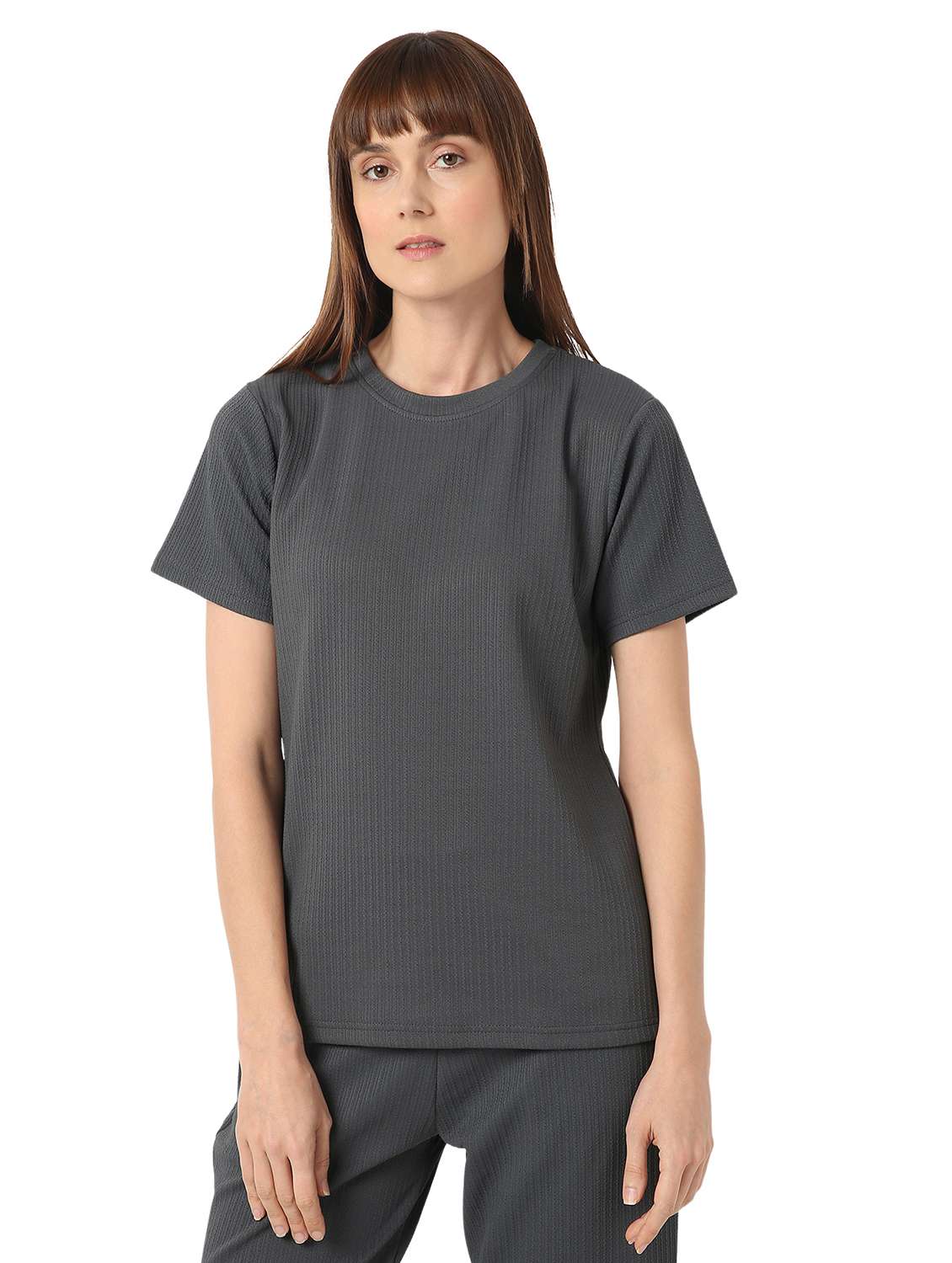 women solid nightwear pyjama set - 21905139 - Standard Image - 4