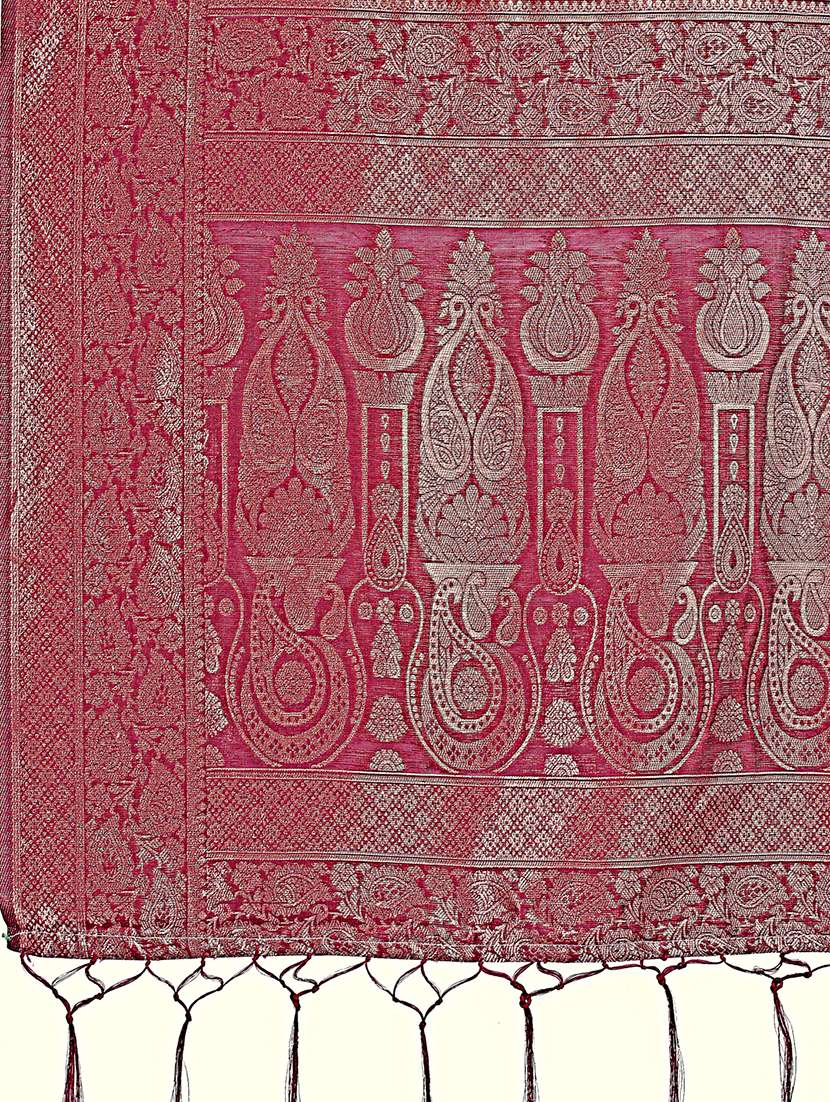 women self design banarasi saree with blouse - 21905274 -  Standard Image - 4