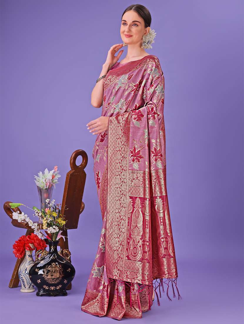 women self design banarasi saree with blouse - 21905276 -  Standard Image - 1