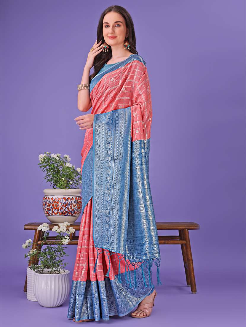women self design banarasi saree with blouse - 21905279 -  Standard Image - 1