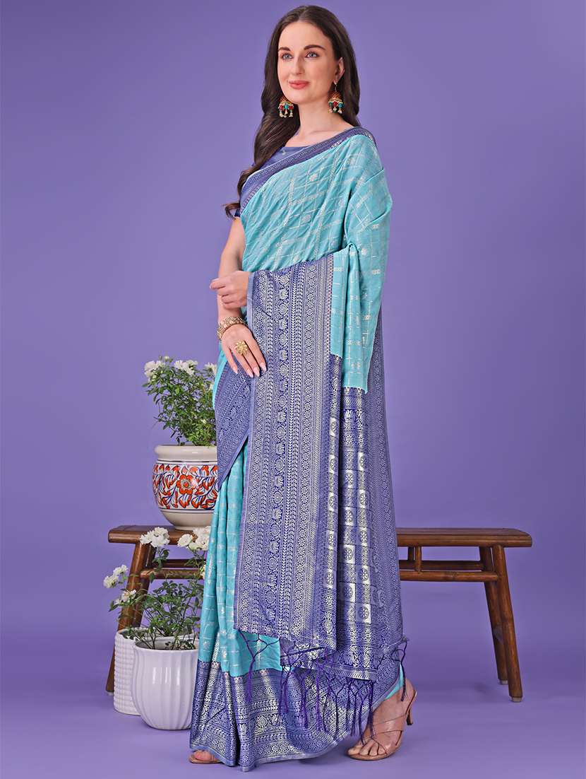 women self design banarasi saree with blouse - 21905281 -  Standard Image - 1