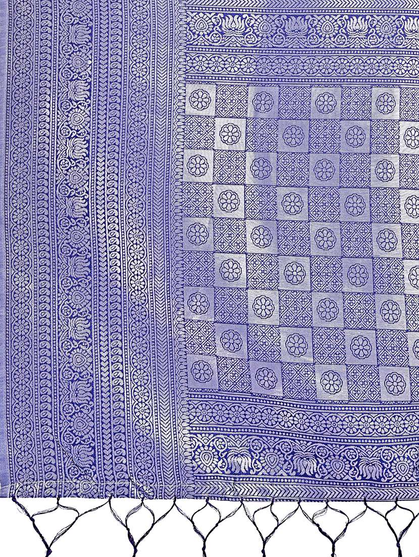 women self design banarasi saree with blouse - 21905281 -  Standard Image - 4