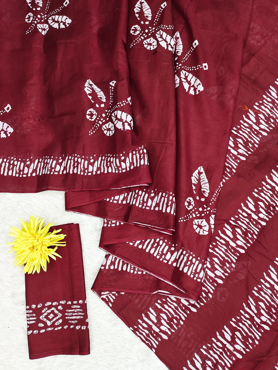 women printed casual wear saree with blouse - 21905320 - Standard Image - 4