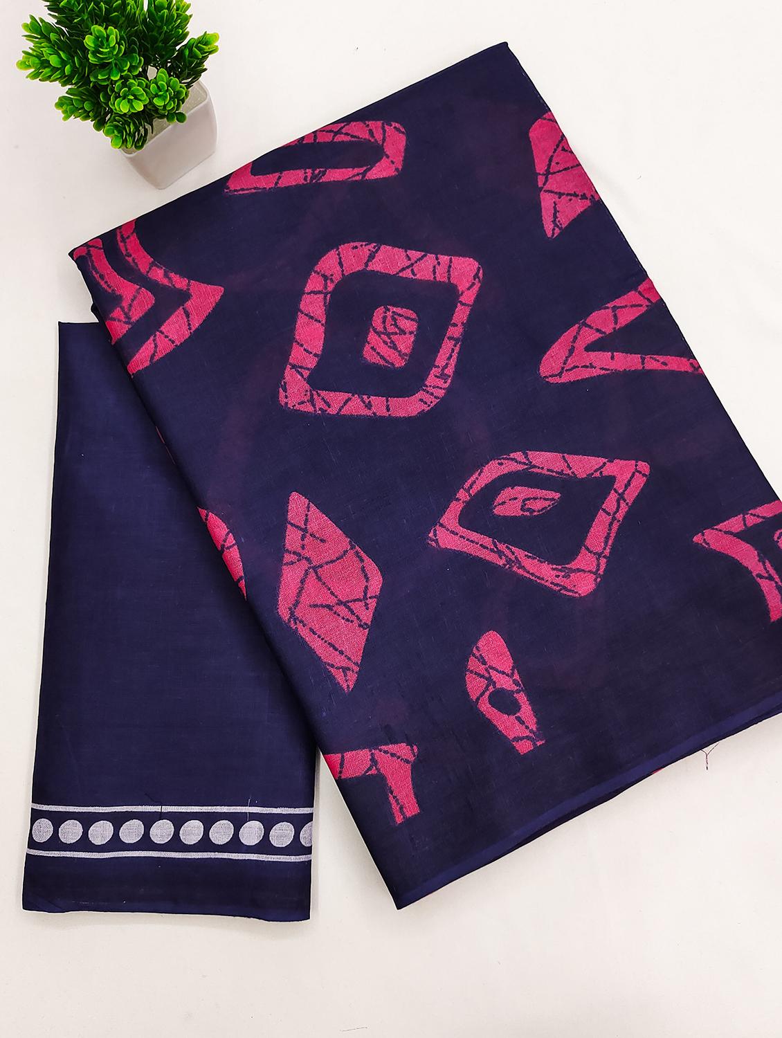 women printed casual wear saree with blouse - 21905330 - Standard Image - 4