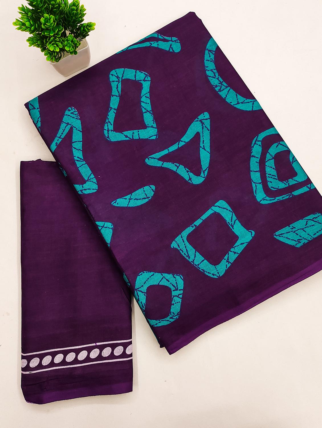 women printed casual wear saree with blouse - 21905331 - Standard Image - 4
