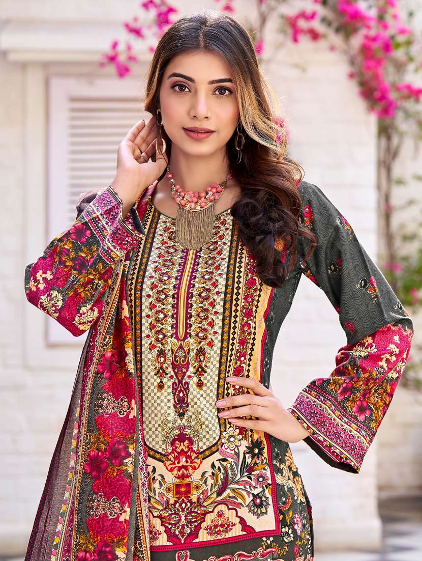 women long sleeve kurta pant with dupatta set - 21905441 - Standard Image - 4