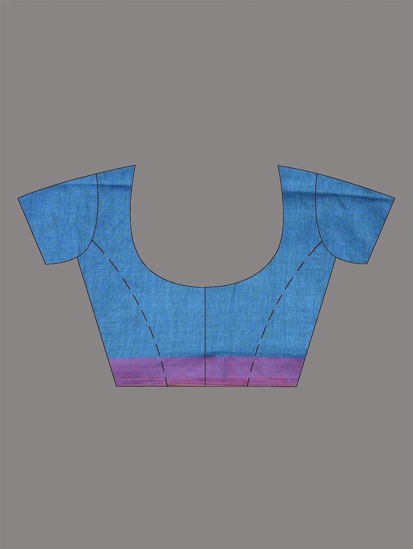 women floral handloom saree with blouse - 21905492 - Standard Image - 6