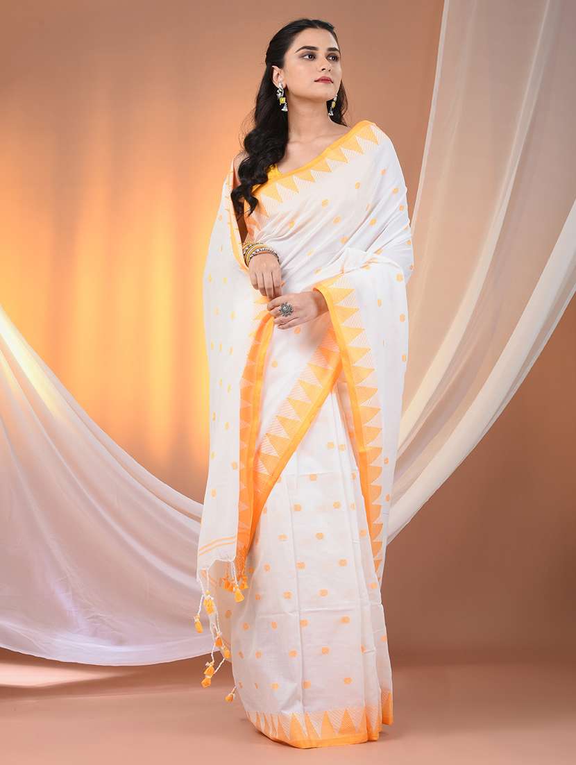 women self design handloom saree with blouse - 21905521 -  Standard Image - 1