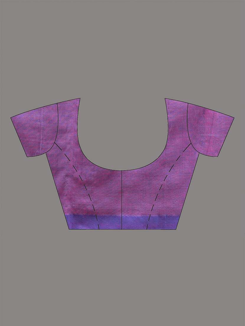 women checkered handloom saree with blouse - 21905579 -  Standard Image - 6