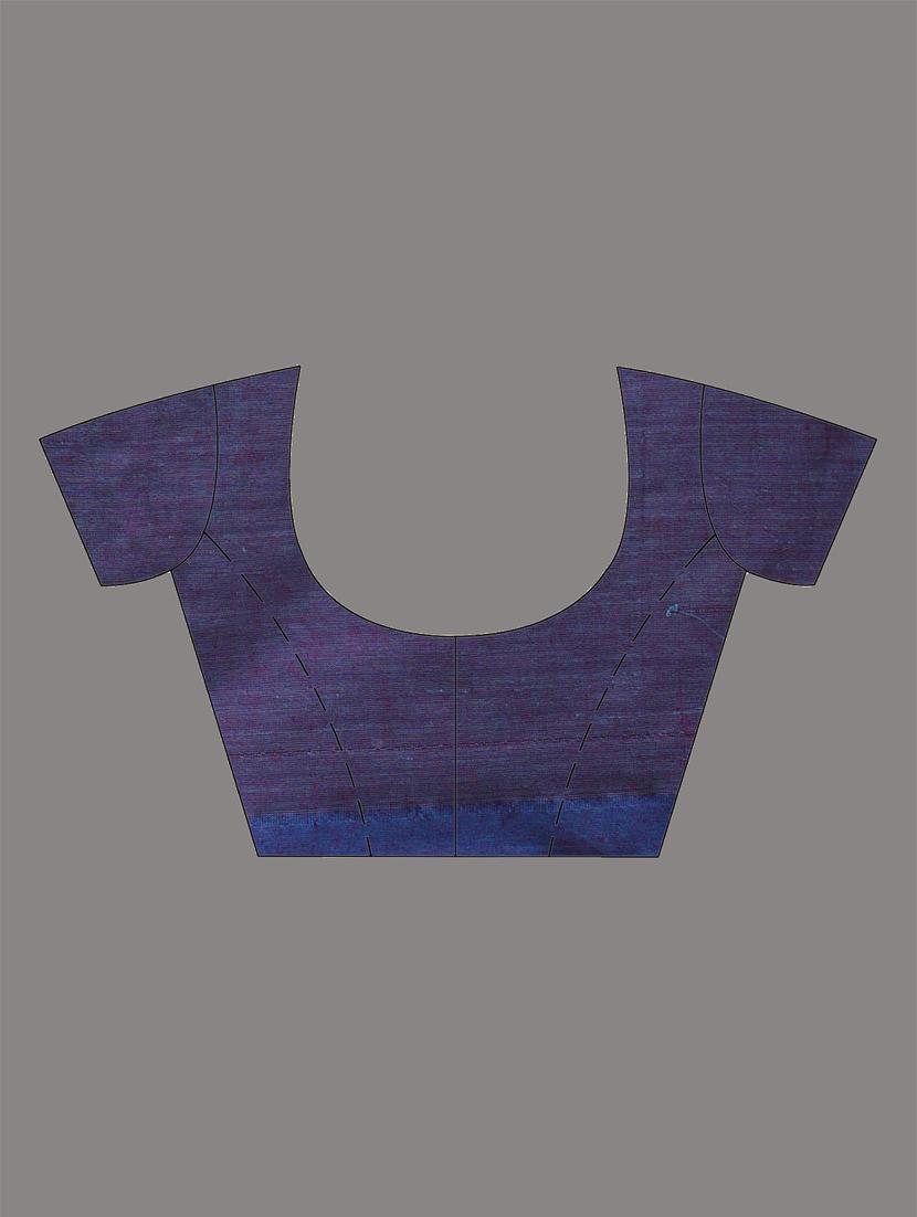 women checkered handloom saree with blouse - 21905585 - Standard Image - 6