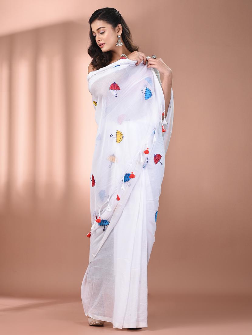 women white handloom saree - 21905591 -  Standard Image - 1
