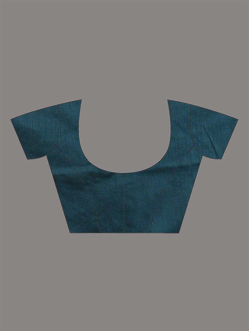 women striped handloom saree with blouse - 21905602 - Standard Image - 6