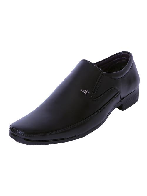 men black slip on formal shoes - 21905620 - Standard Image - 0