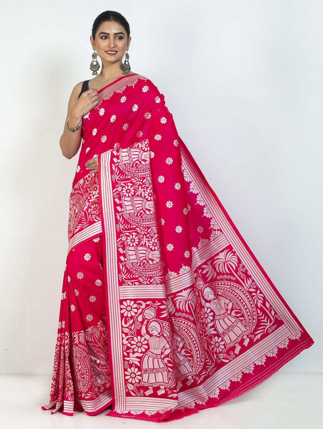 women self design banarasi saree with blouse - 21905699 - Standard Image - 1