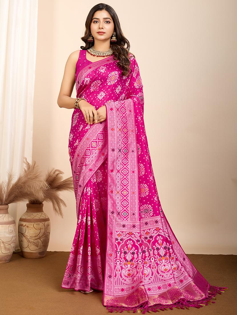 women self design banarasi saree with blouse - 21905806 - Zoom Image - 0