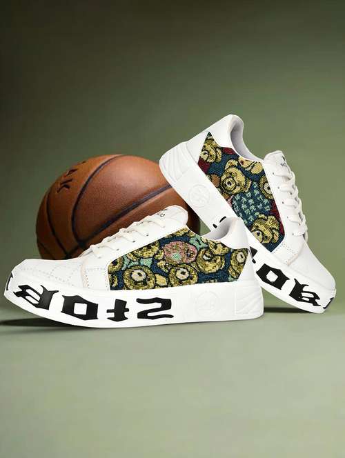 men white lace up sneaker - 21906060 -  Standard Image - 0
