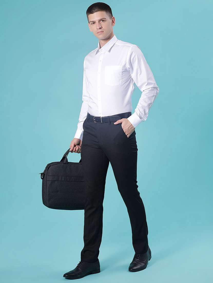 men solid long sleeve collared shirt - 21906423 -  Standard Image - 4