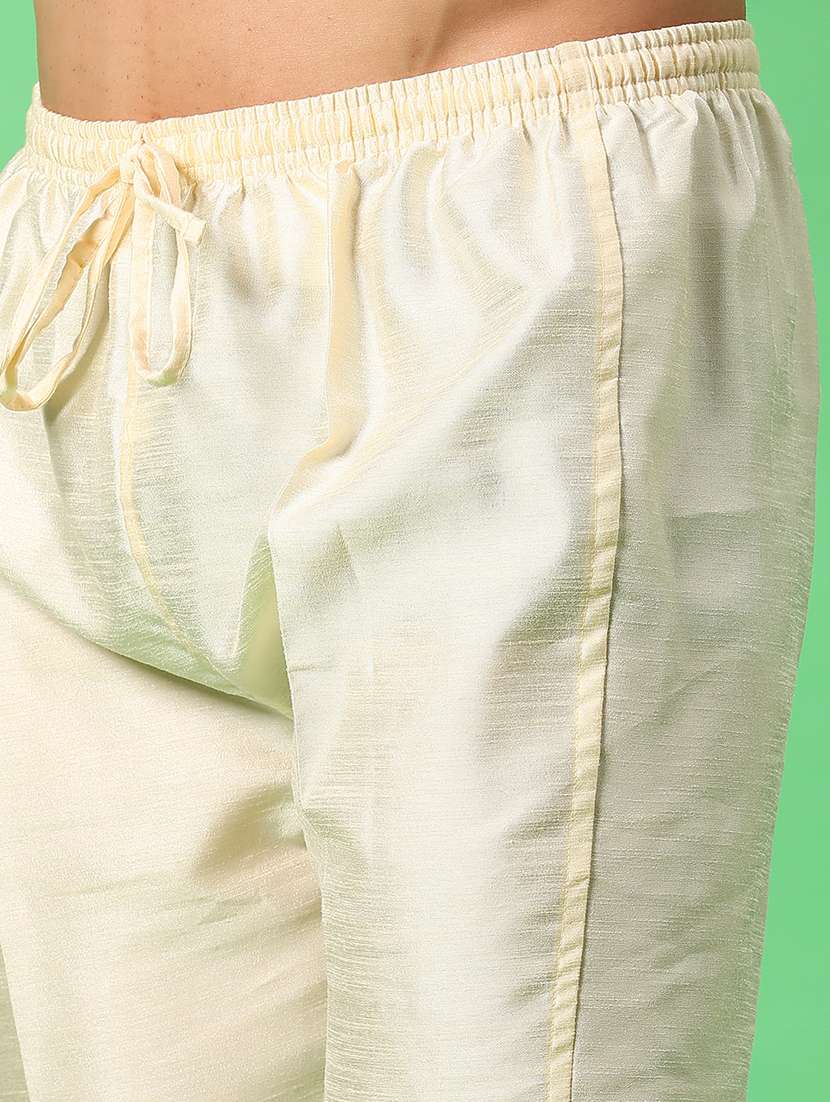 men long sleeve kurta and pyjama set with jacket - 21906467 -  Standard Image - 4