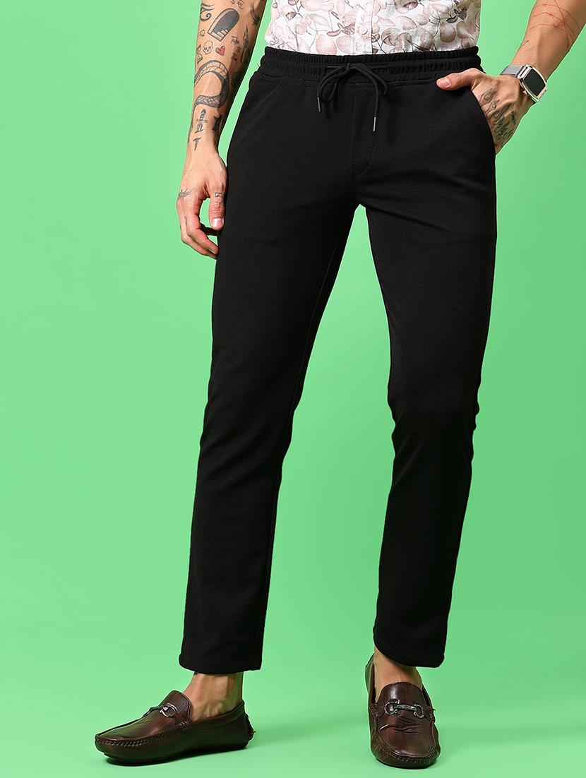 men solid mid rise slim fit chinos - 21906767 - Standard Image - 1