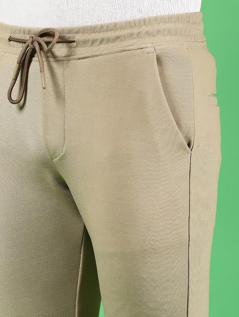 men solid md rise casual chinos - 21906791 - Standard Image - 4