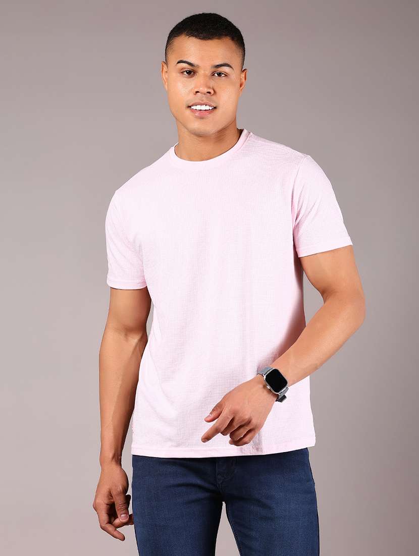 men solid short sleeve regular fit t-shirt - 21906818 - Standard Image - 1
