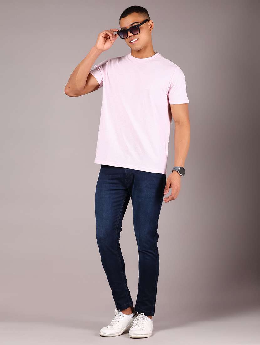 men solid short sleeve regular fit t-shirt - 21906818 - Standard Image - 4