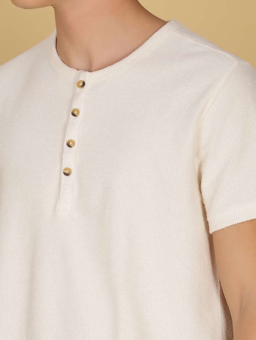 men solid short sleeve regular fit t-shirt - 21906873 -  Standard Image - 4