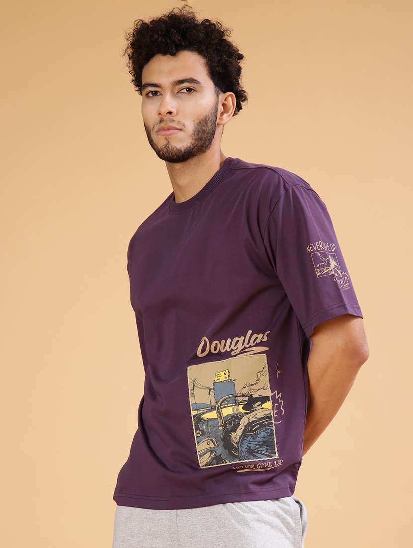 men graphic short sleeve regular fit t-shirt - 21906874 -  Standard Image - 1