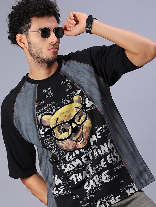 men printed short sleeve regular fit t-shirt - 21906875 - Standard Image - 0