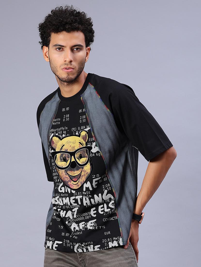 men printed short sleeve regular fit t-shirt - 21906875 - Standard Image - 1