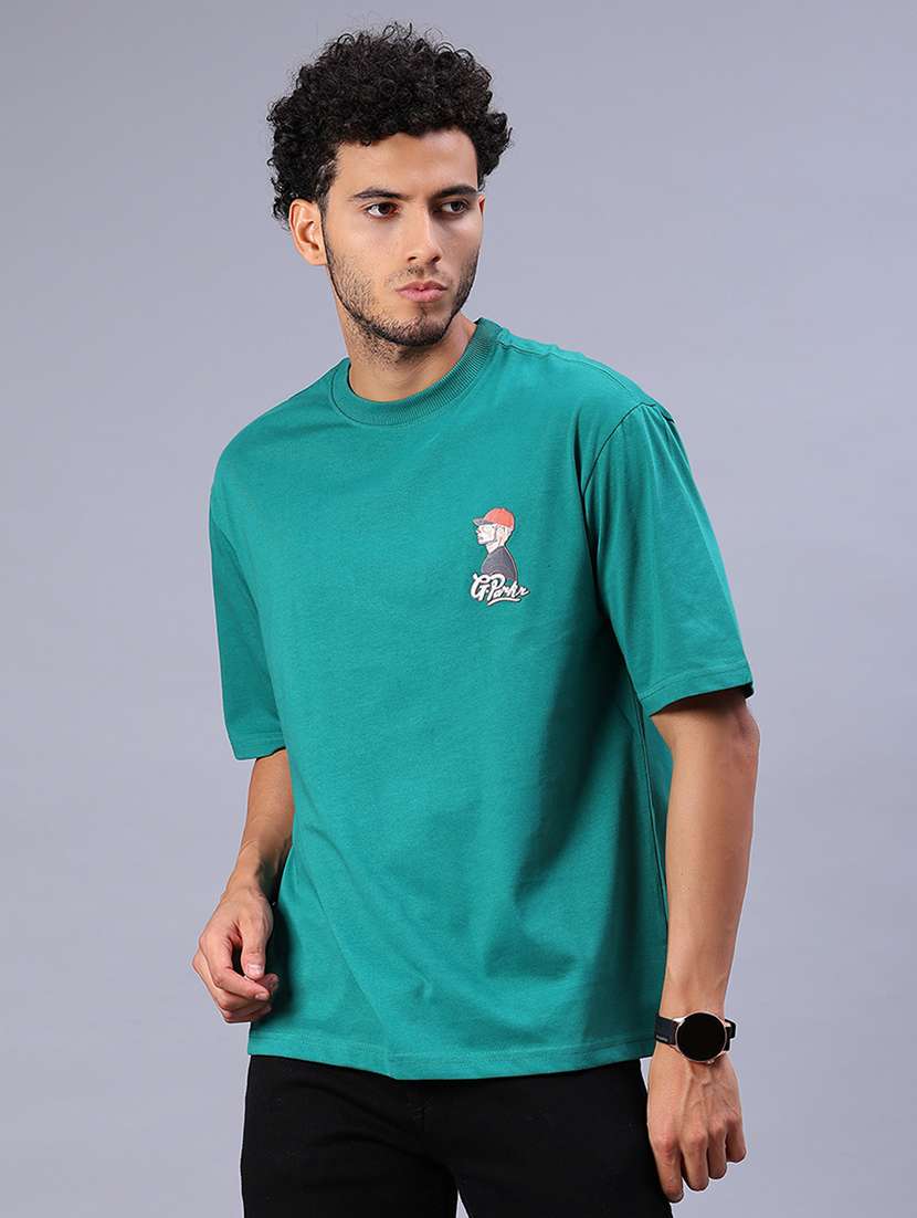 men back print short sleeve regular fit t-shirt - 21906878 -  Standard Image - 1