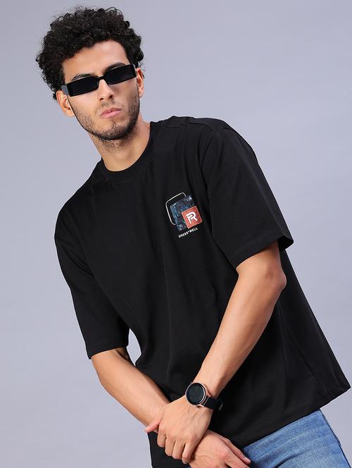 men back print short sleeve regular fit t-shirt - 21906879 - Standard Image - 0