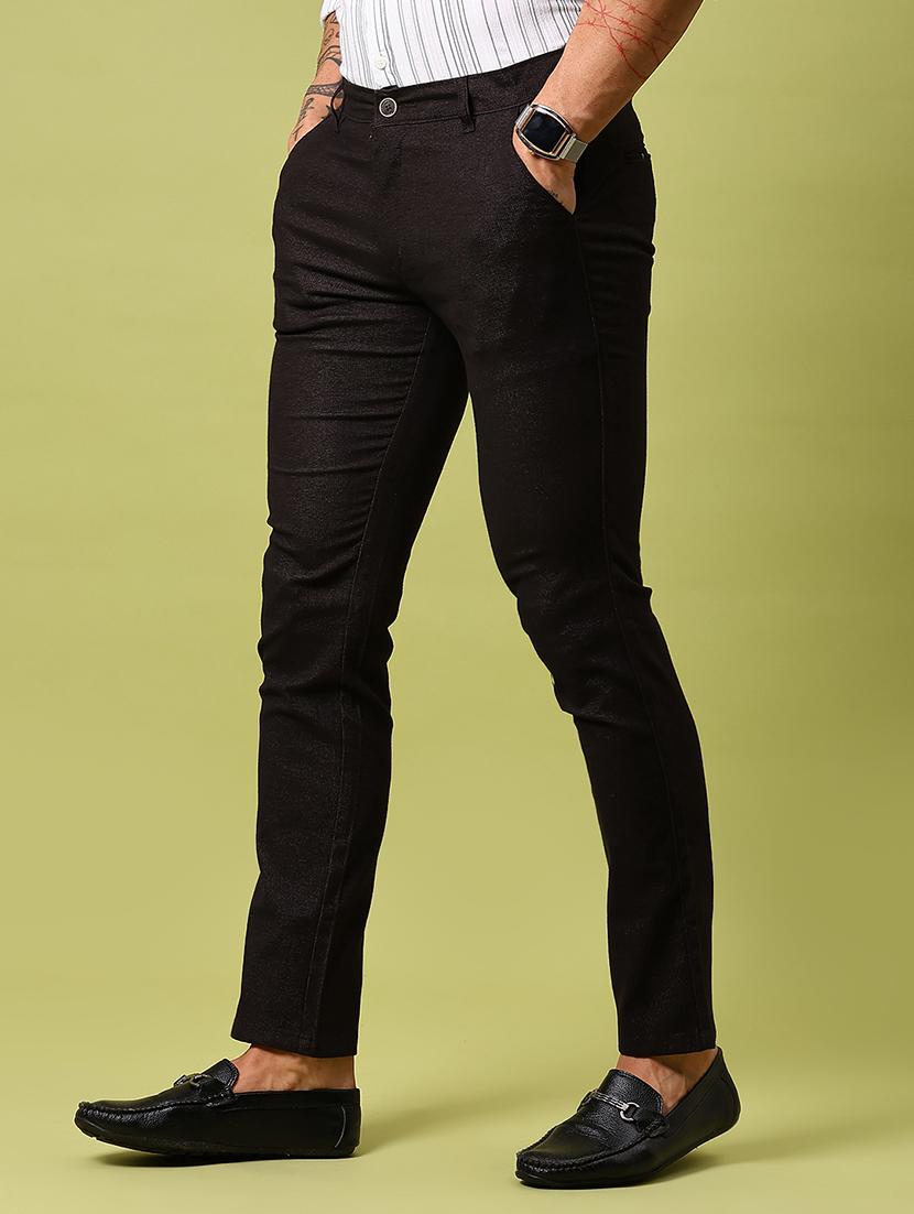 men solid mid rise slim fit chinos - 21906893 - Standard Image - 1