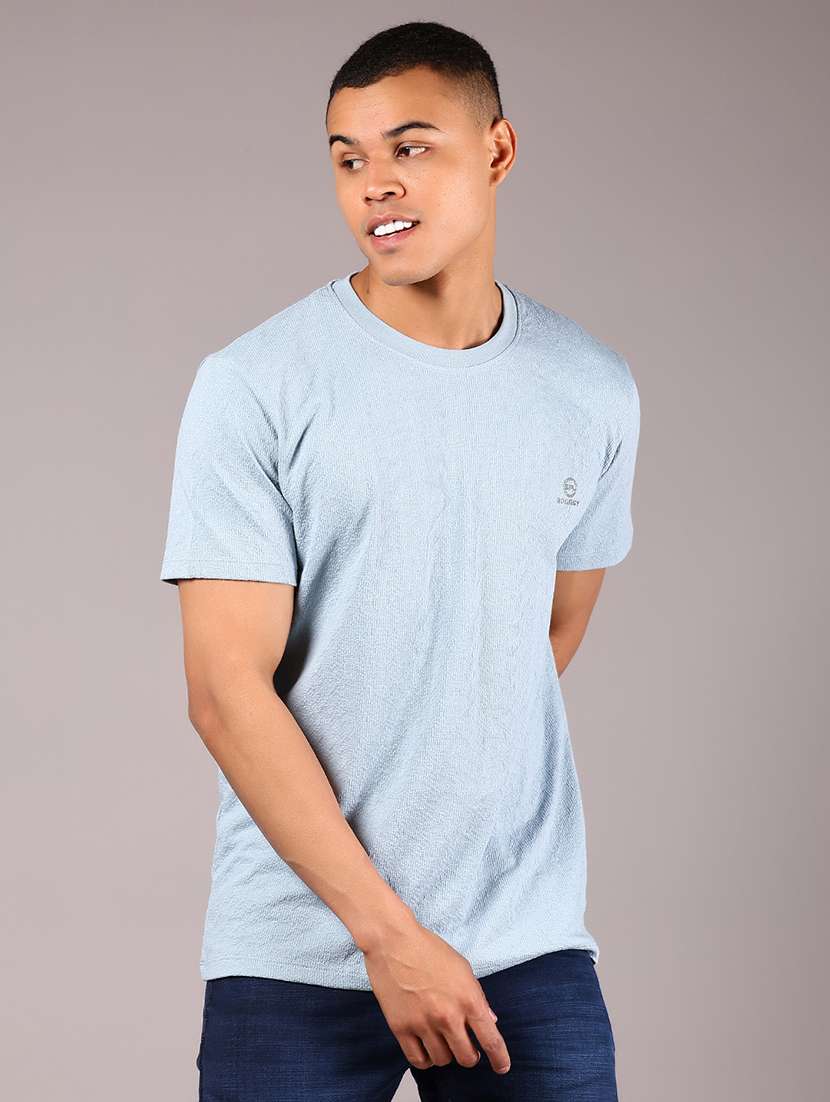 men solid short sleeve regular fit t-shirt - 21906940 -  Standard Image - 1