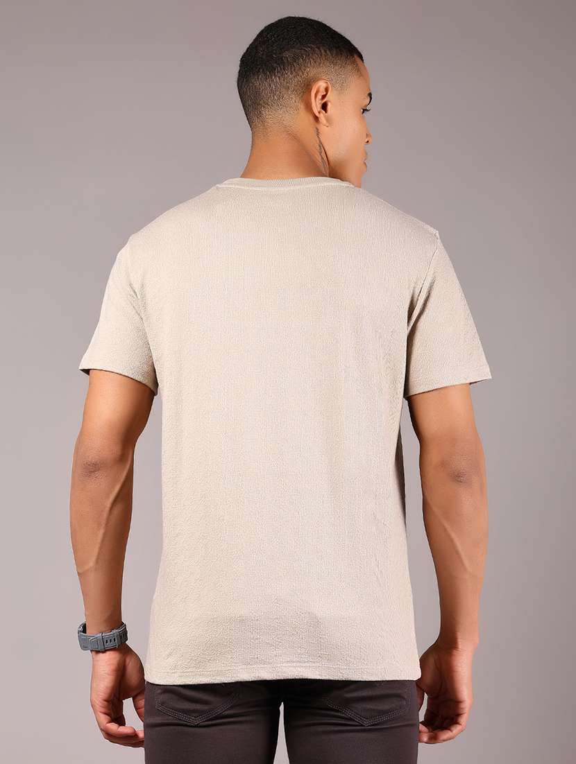 men solid short sleeve regular fit t-shirt - 21906943 - Standard Image - 1