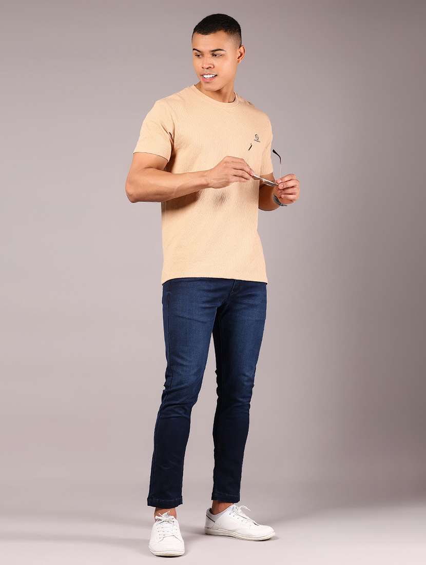 men solid short sleeve regular fit t-shirt - 21906944 -  Standard Image - 4