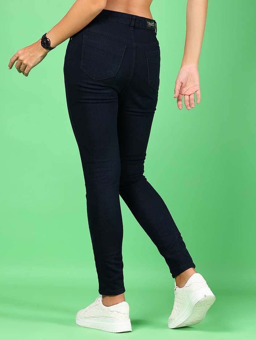 women solid mid rise slim fit jean - 21907104 -  Standard Image - 4