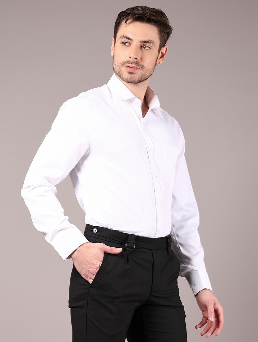 men solid long sleeve formal shirt - 21907603 - Standard Image - 1