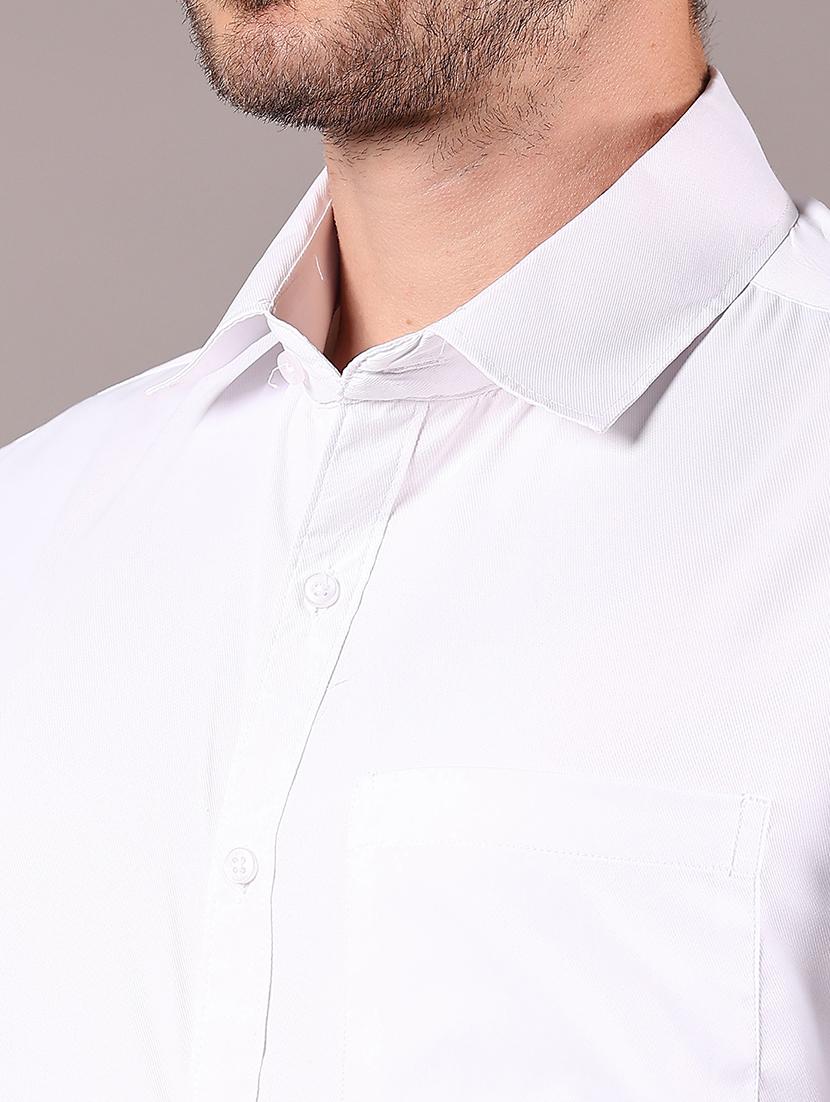 men solid long sleeve formal shirt - 21907603 - Standard Image - 4