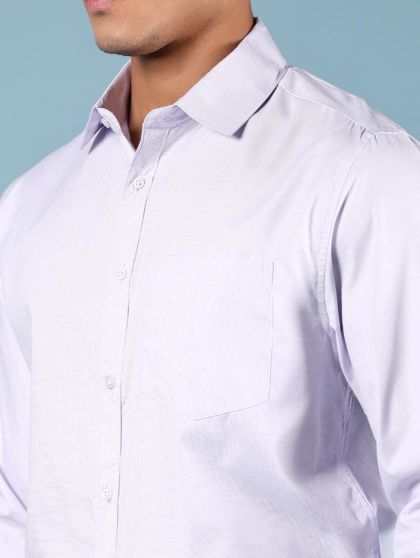 men solid long sleeve formal shirt - 21907616 - Standard Image - 4