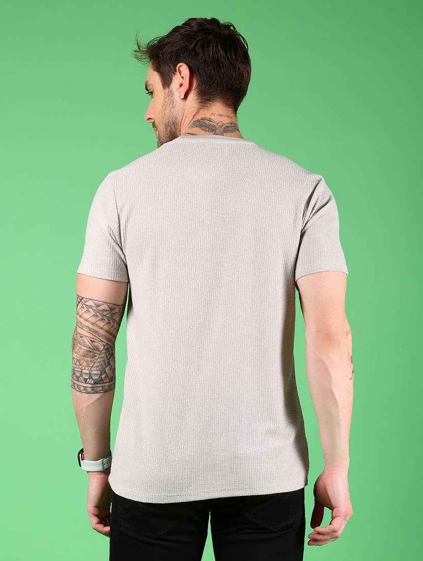 men solid short sleeve regular fit t-shirt - 21907702 - Standard Image - 1
