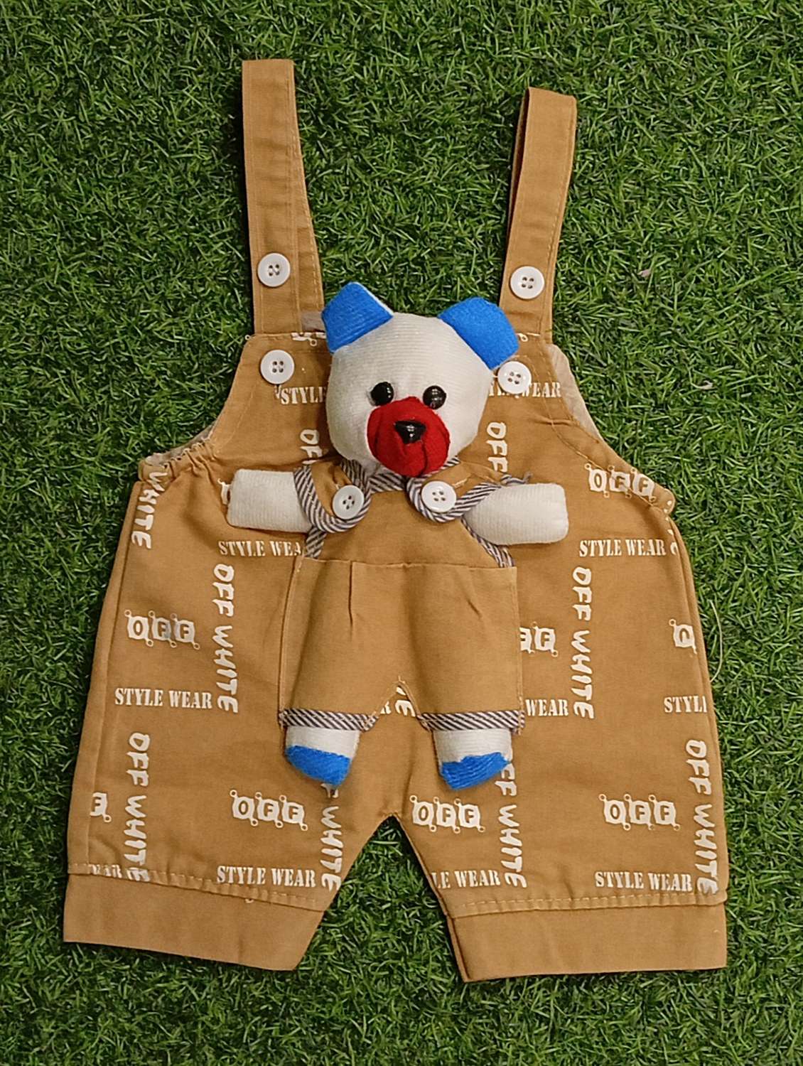 boys printed round neck t-shirt & duangaree set - 21907739 -  Standard Image - 4