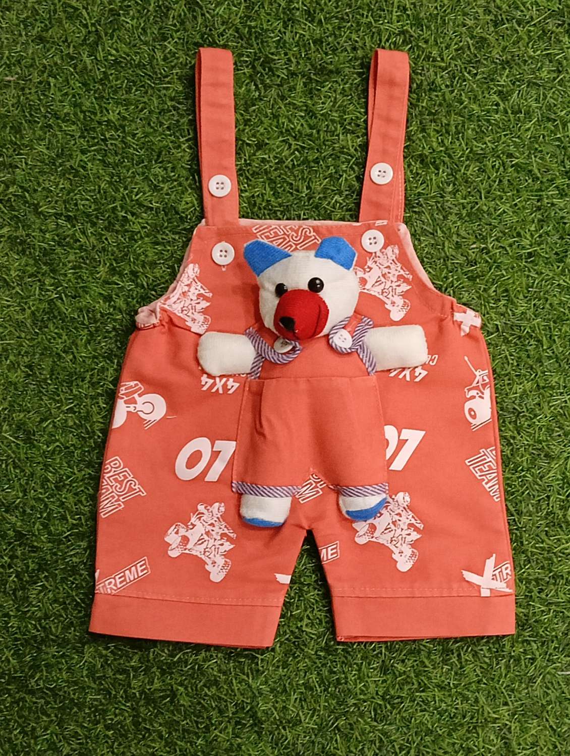 boys printed round neck t-shirt & duangaree set - 21907745 -  Standard Image - 4