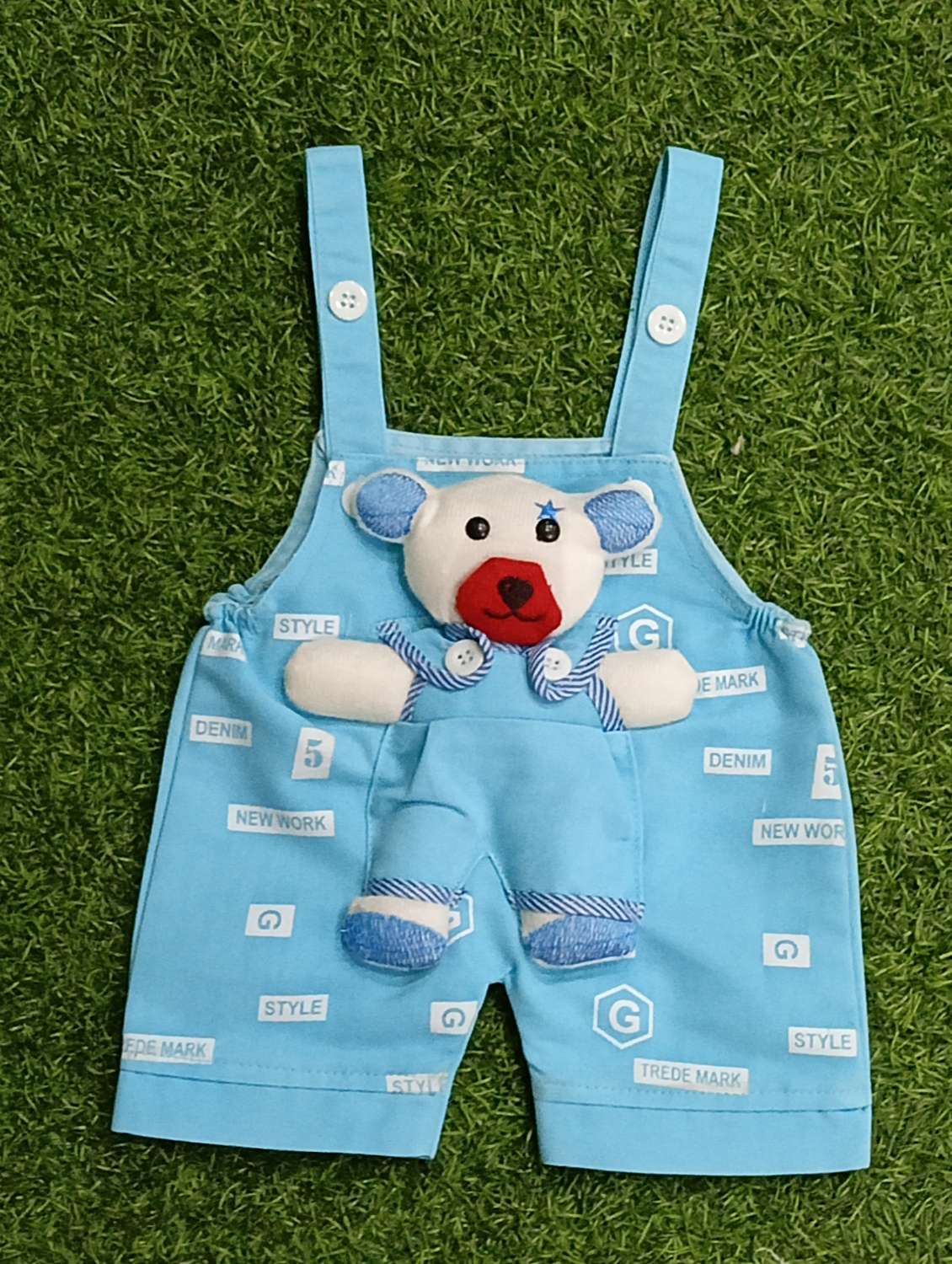 boys printed round neck t-shirt & duangaree set - 21907753 -  Standard Image - 4
